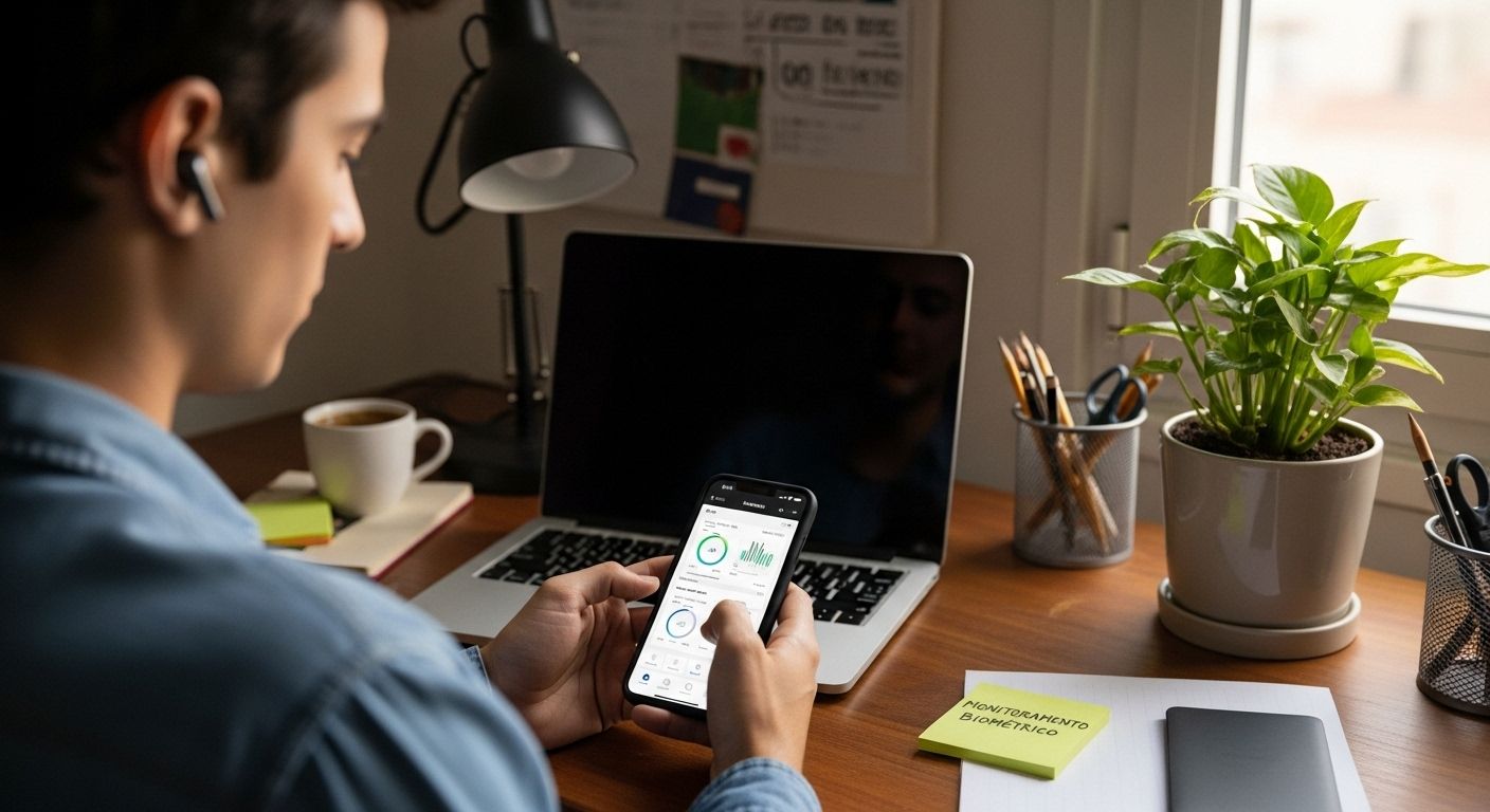 monitoramento biométrico fone ouvido