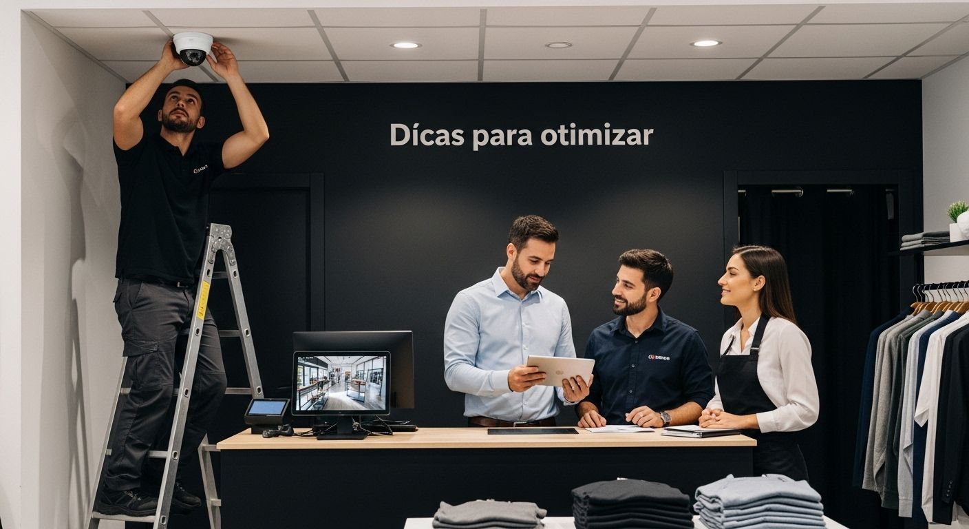 instalação câmeras segurança loja