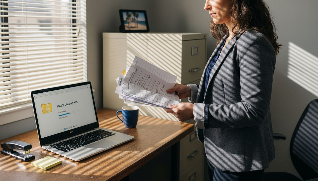 HR officer managing anti-discrimination paperwork