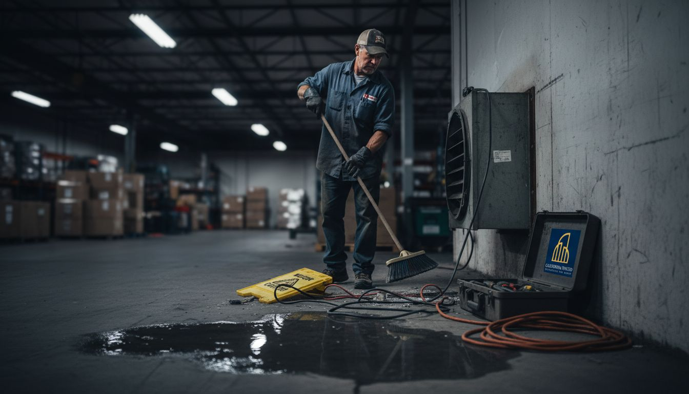 Pasadena worker amid unsafe workplace hazards