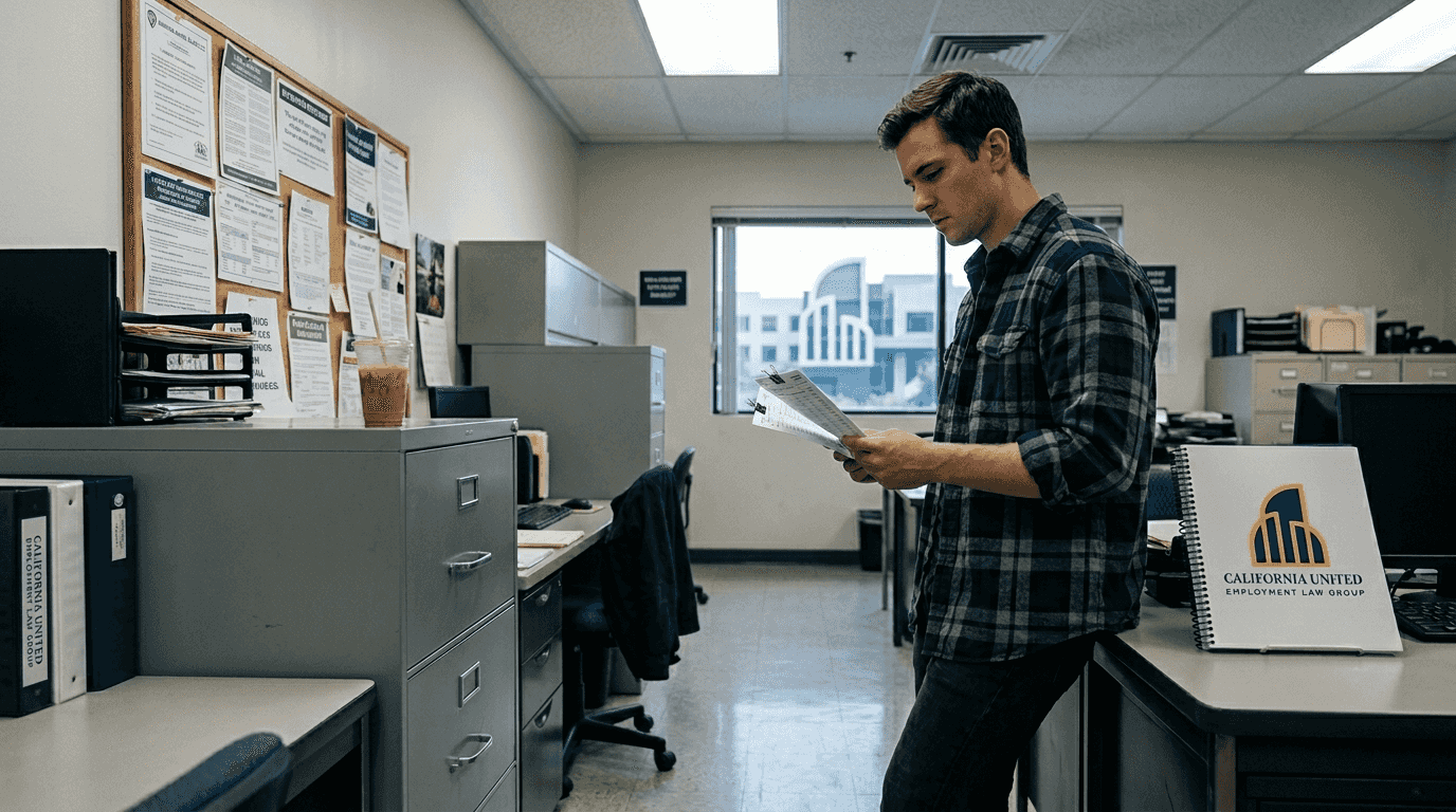 Warner Bros production coordinator with paperwork