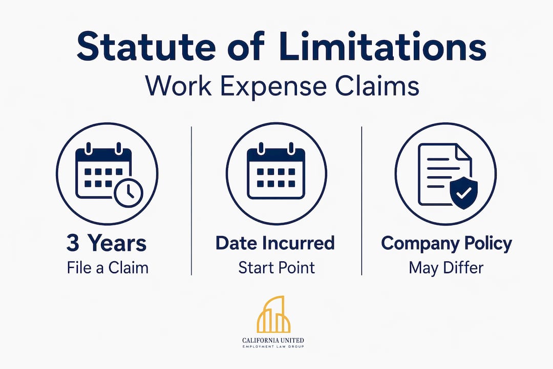 Infographic showing key facts about statute of limitations