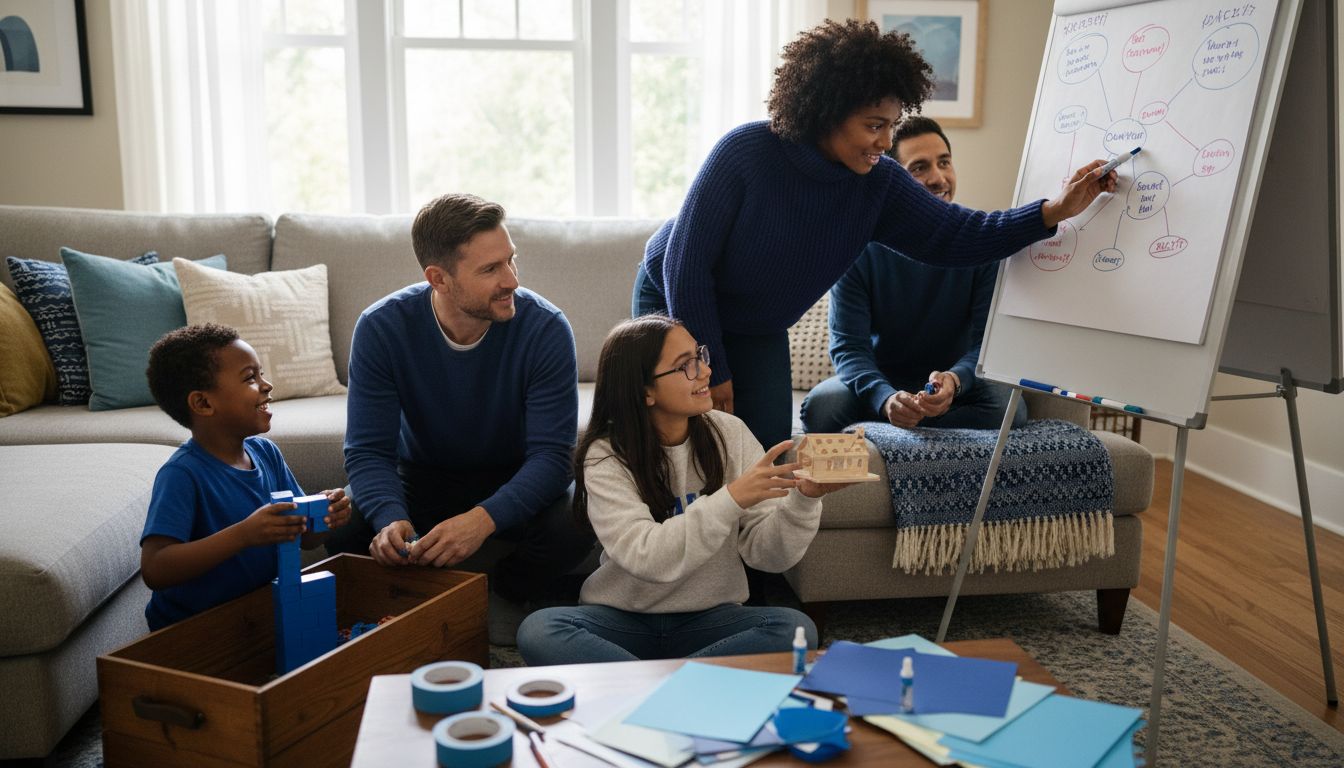 collaborative family teamwork