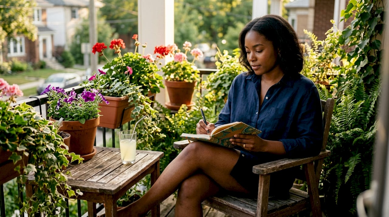 Woman writing notes on communication styles