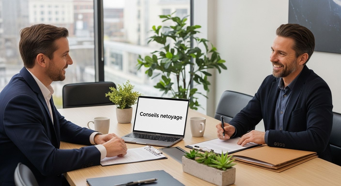 bureau réunion contrat nettoyage