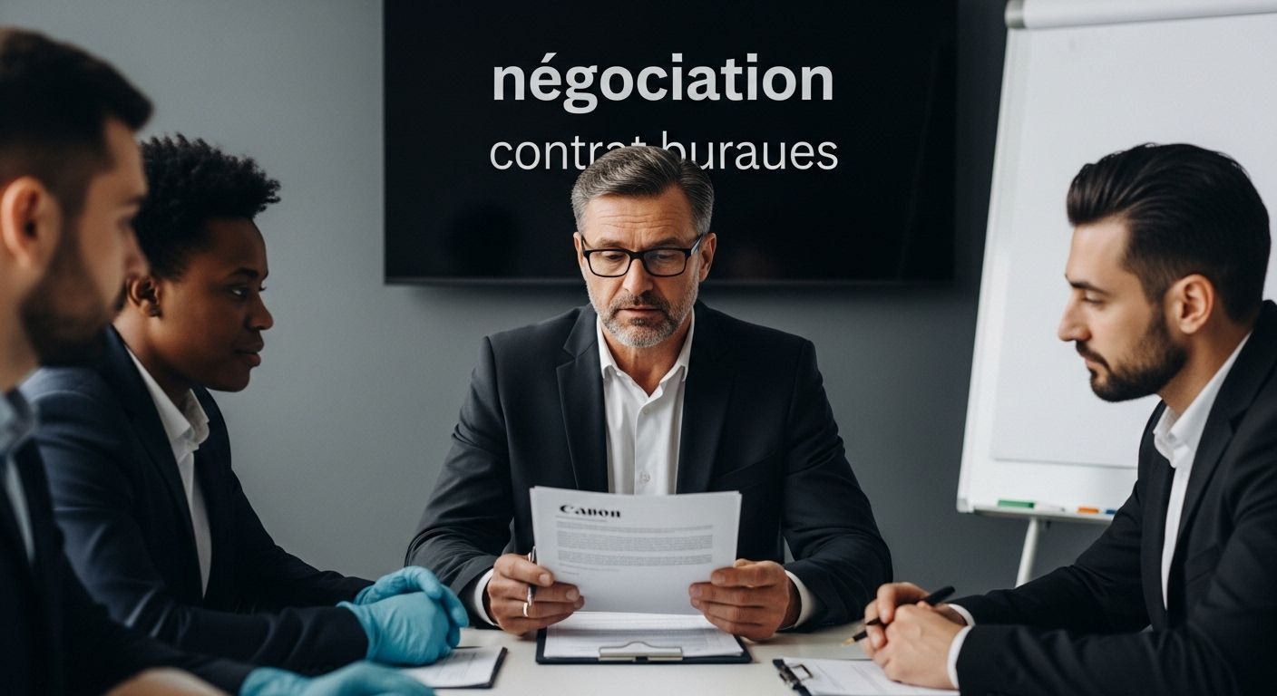 négociation contrat nettoyage bureaux