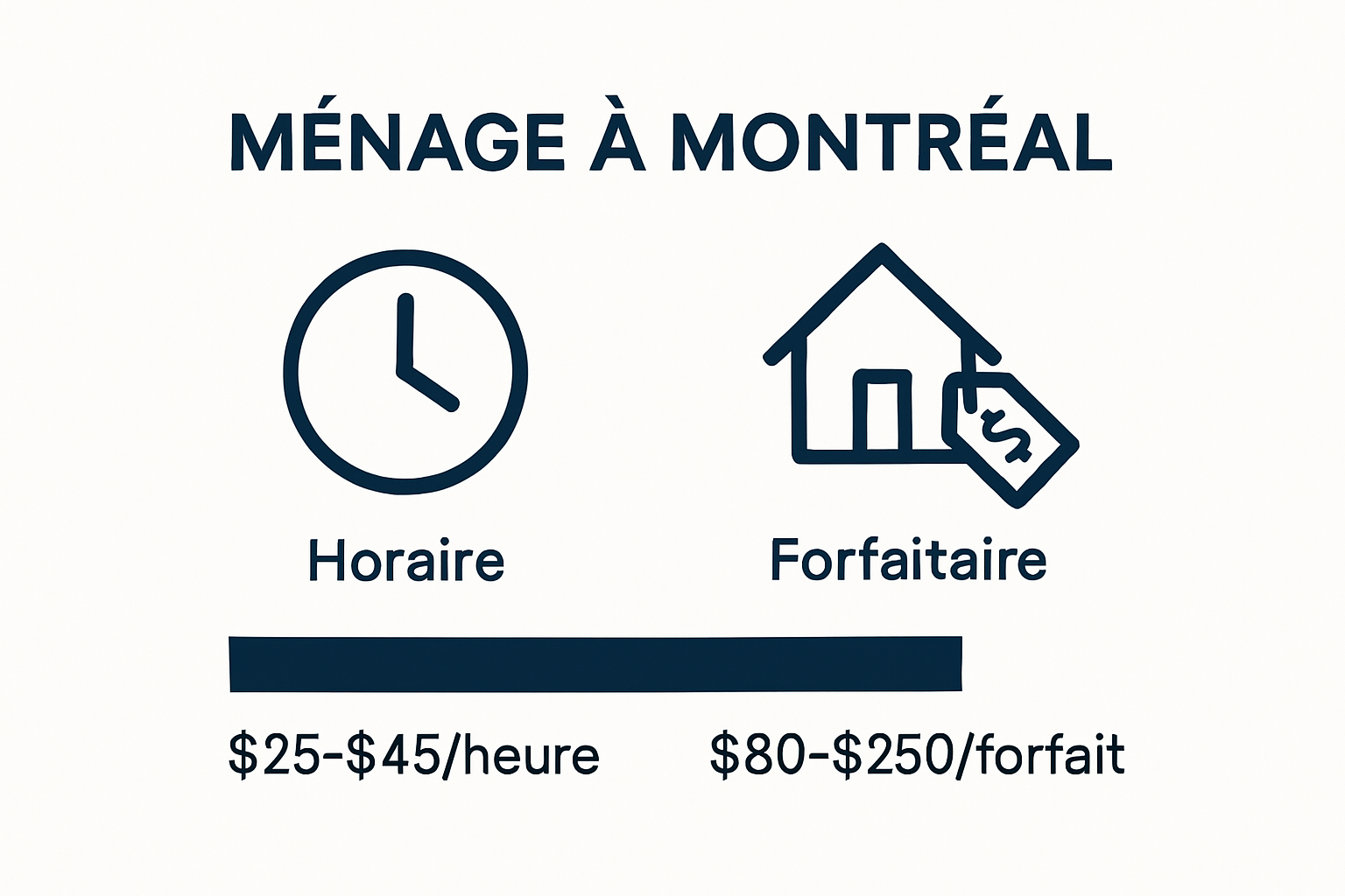 Comparison of hourly vs flat rate cleaning prices