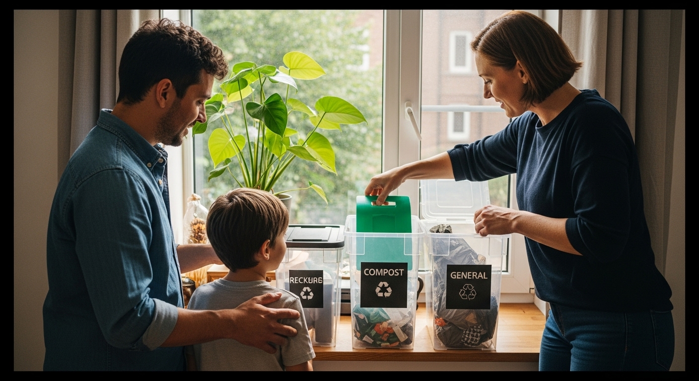 recyclage compost famille
