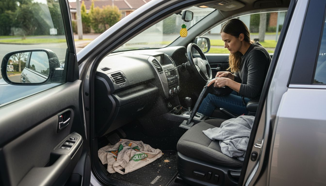 Detailing SUV interior for added hygiene