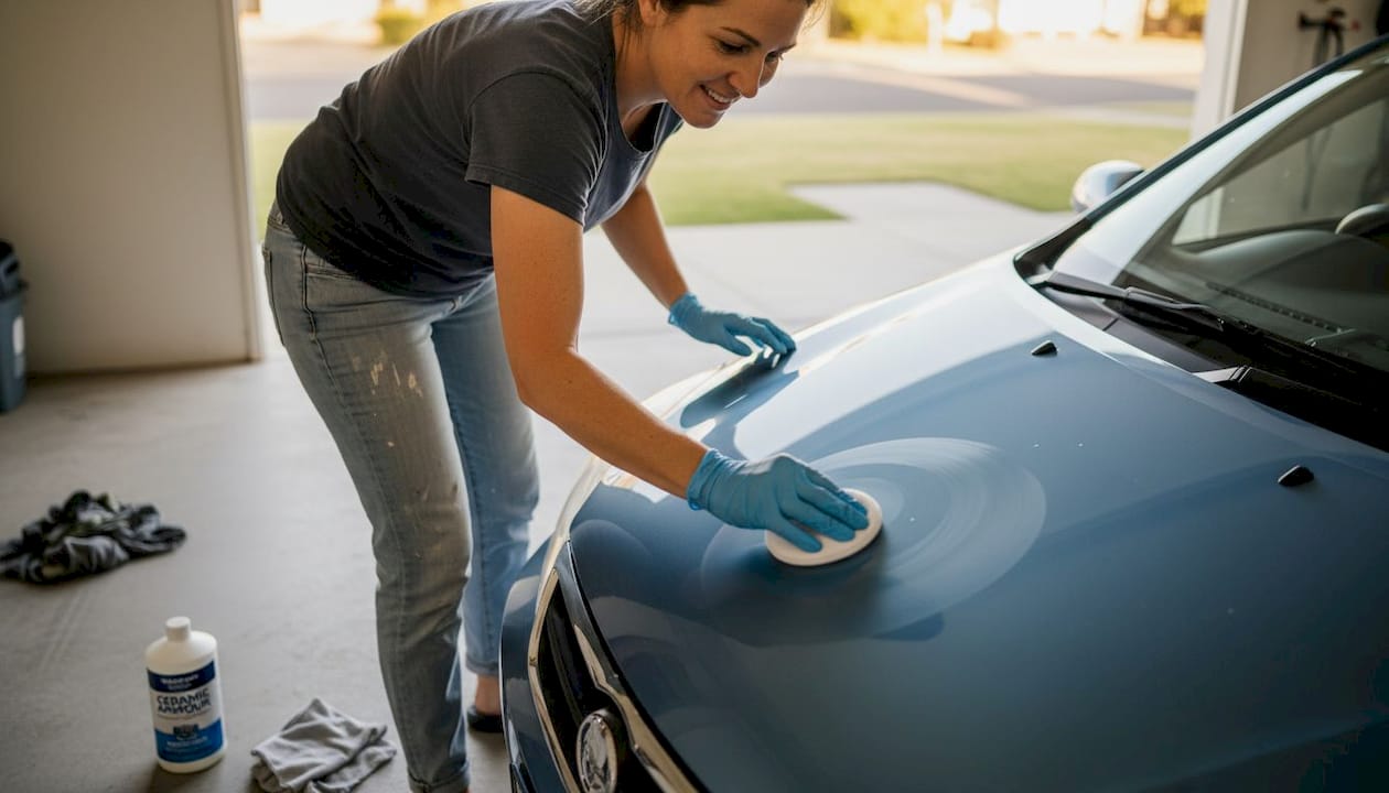 Applying ceramic coating step-by-step