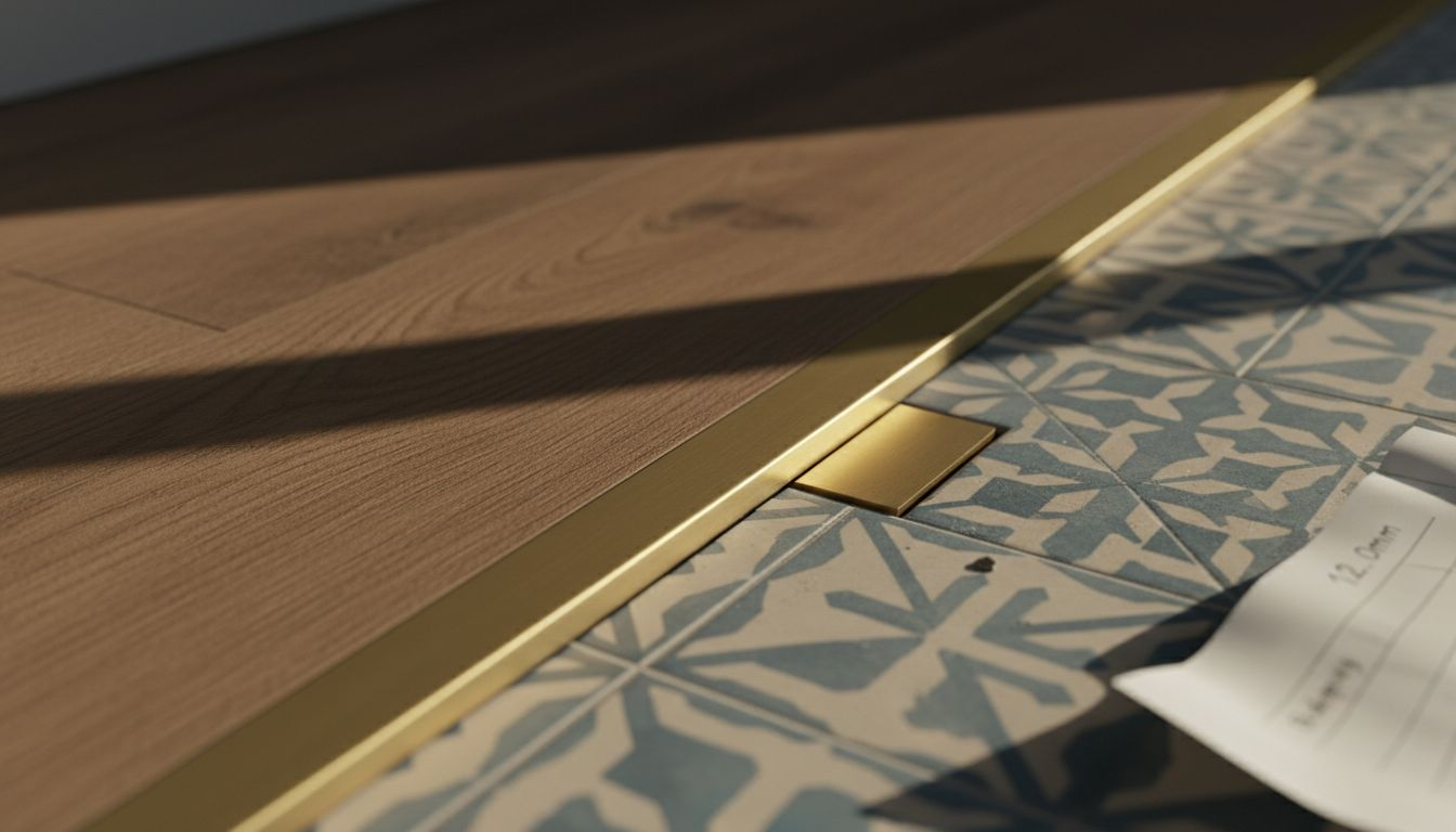 Trim profiles covering floor height differences