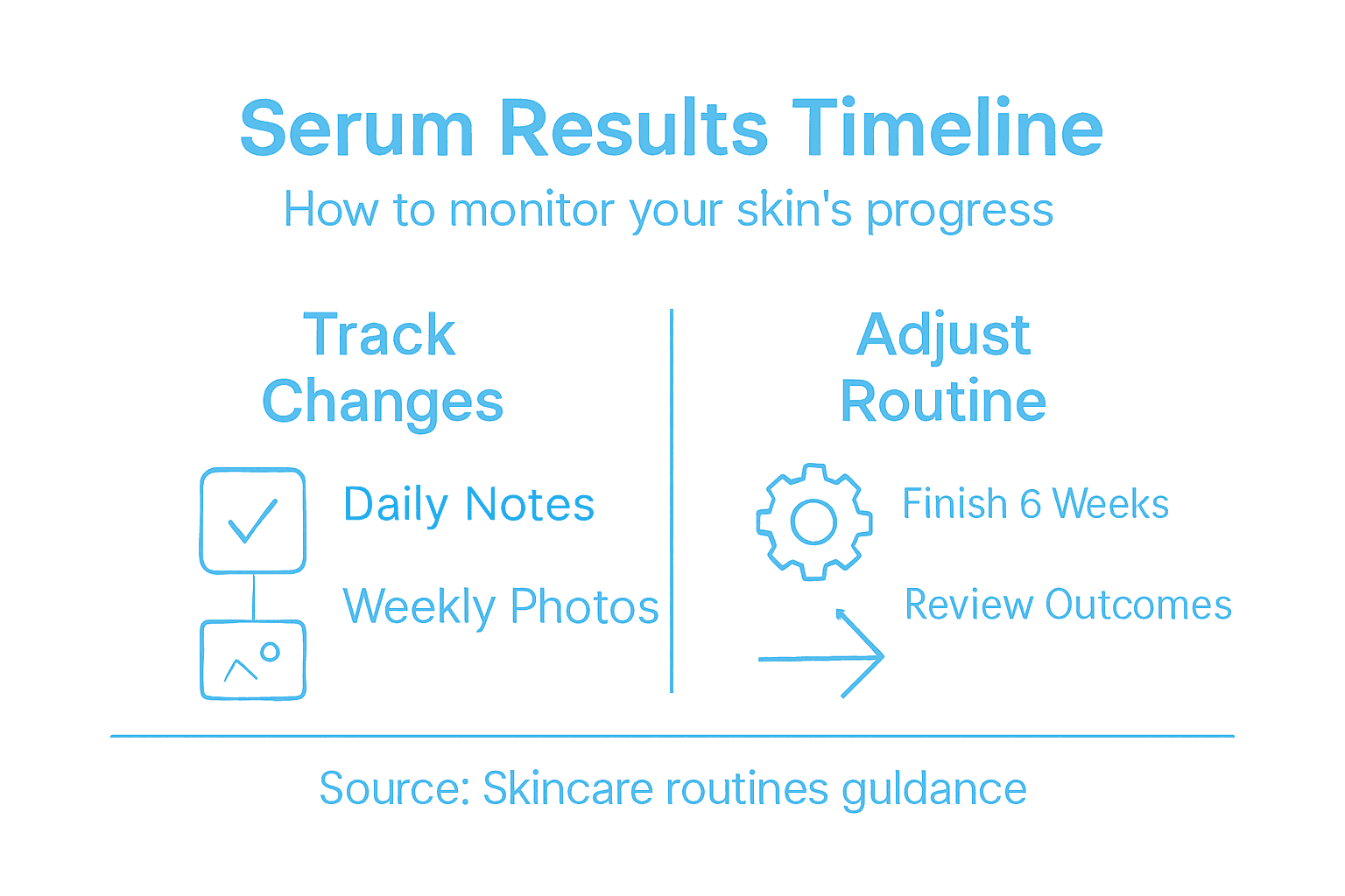Infographic shows serum tracking steps