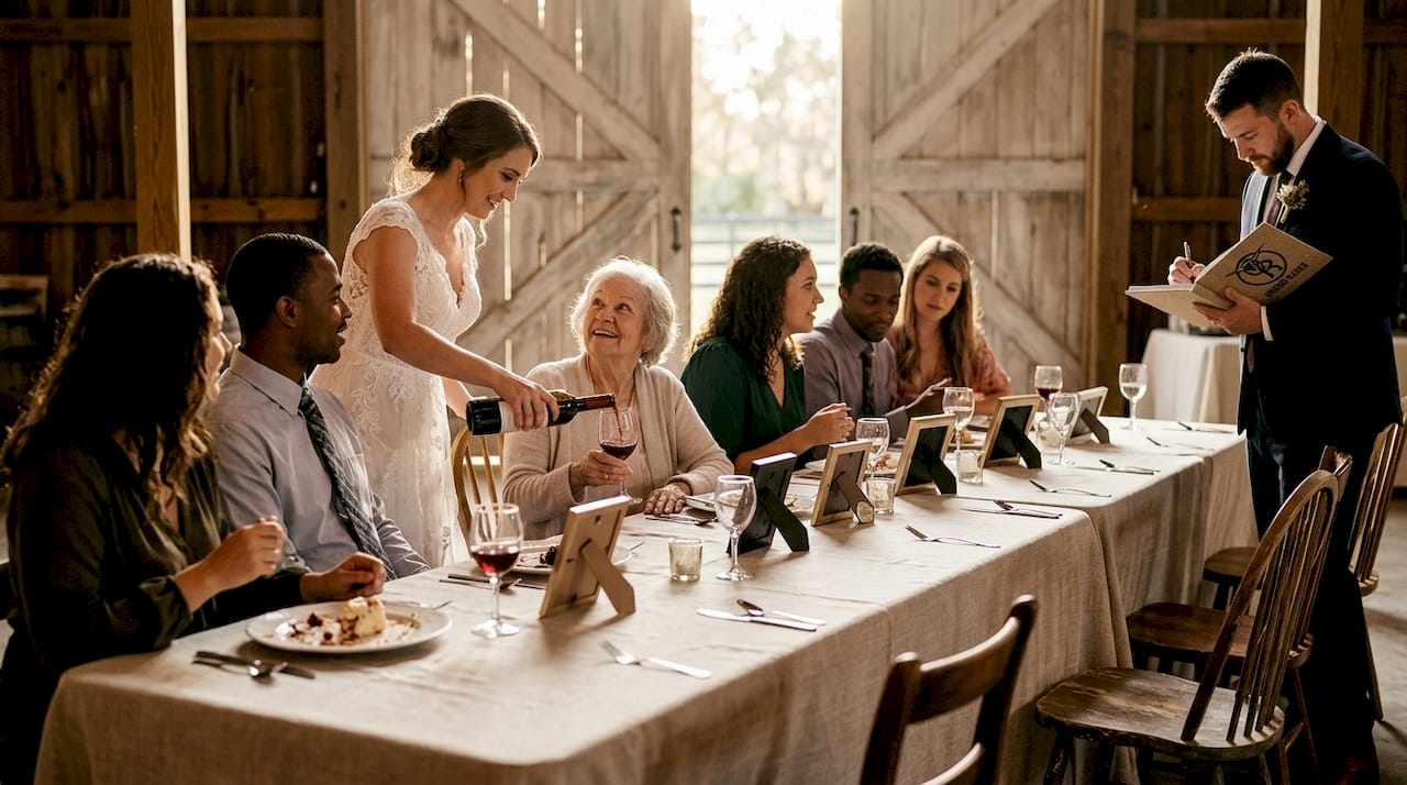 Tampa micro wedding group sharing stories