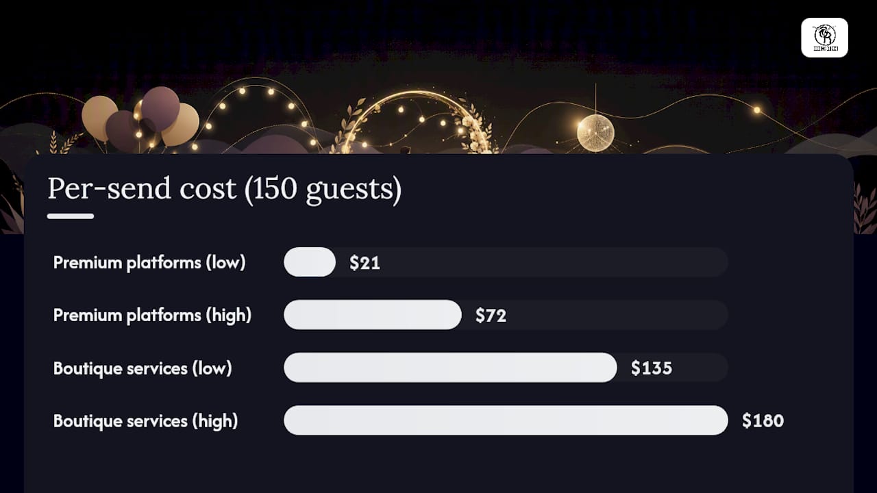 Diagram comparing subscription and per-send pricing models