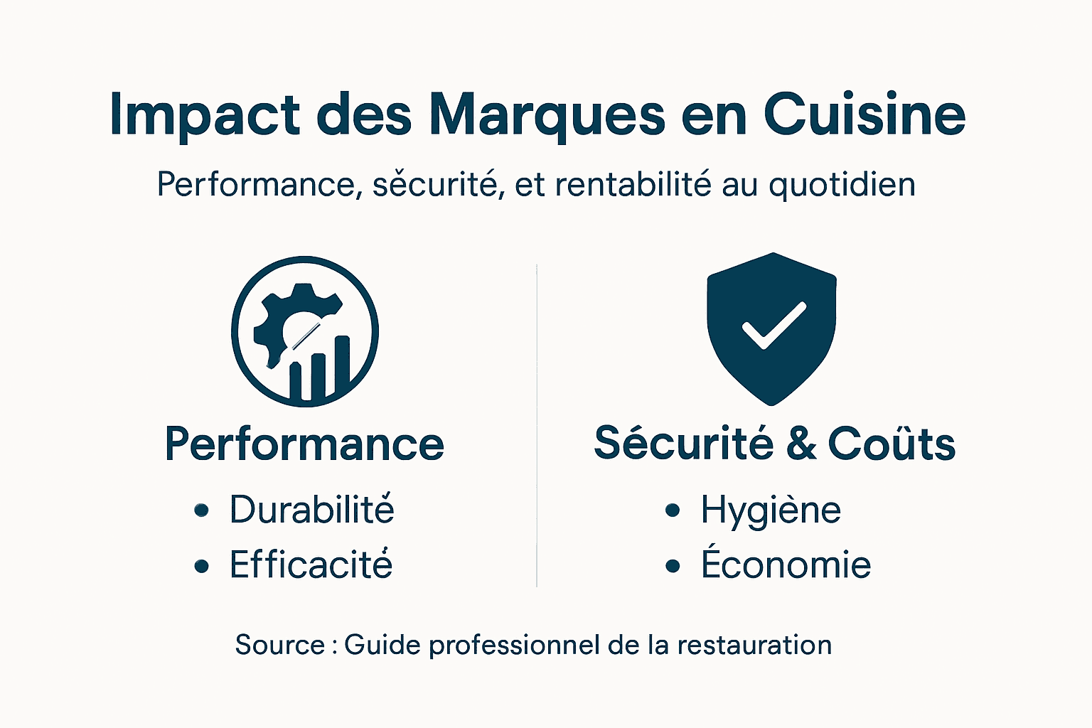 Infographie : comment les marques influencent nos choix en matière d’équipements de cuisine