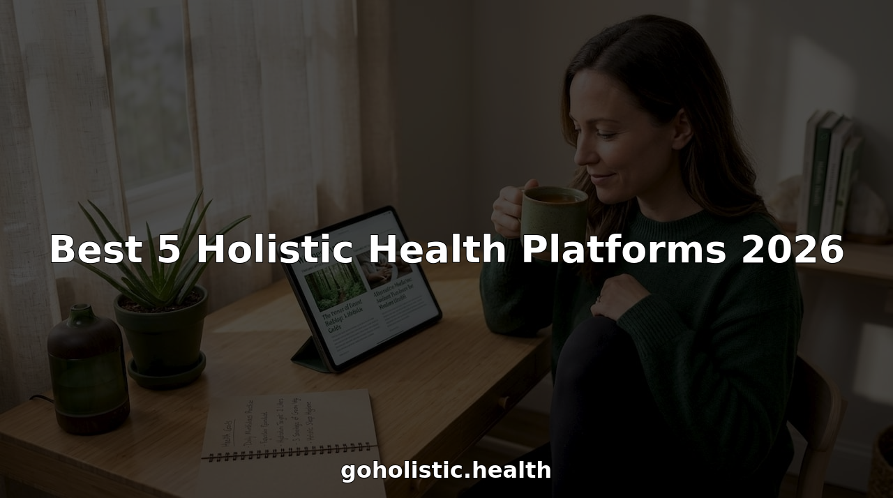 Best 5 Holistic Health Platforms 2026