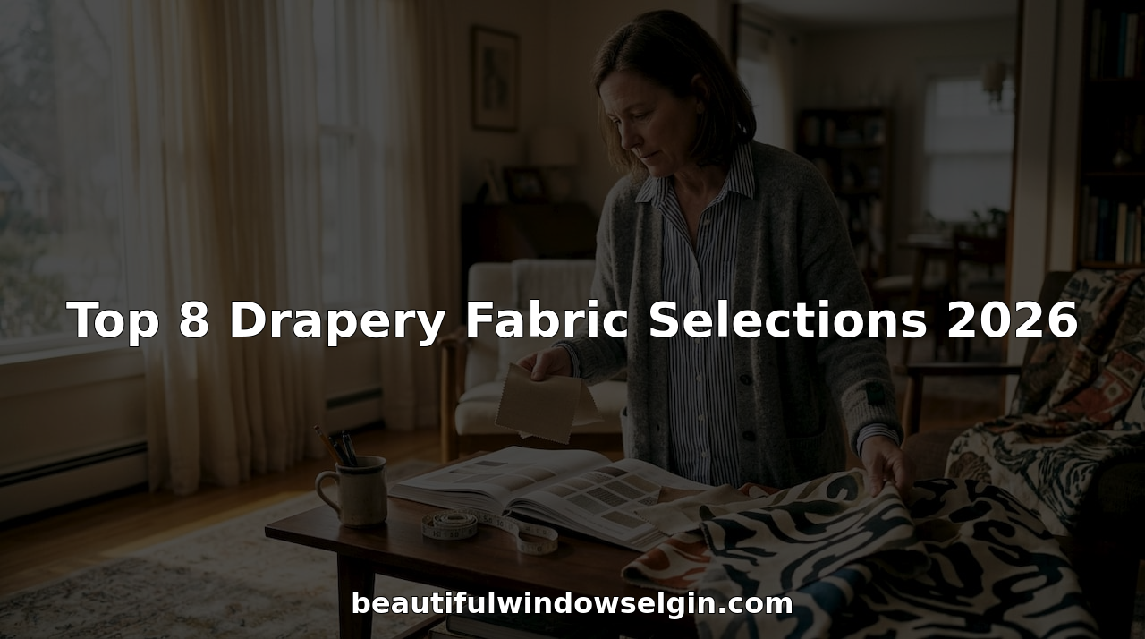 Top 8 Drapery Fabric Selections 2026