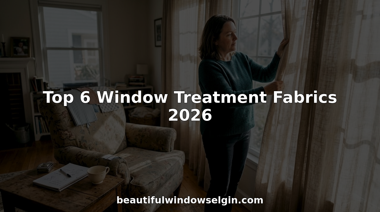 Top 6 Window Treatment Fabrics 2026
