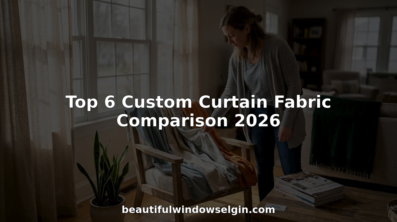 Top 6 Custom Curtain Fabric Comparison 2026
