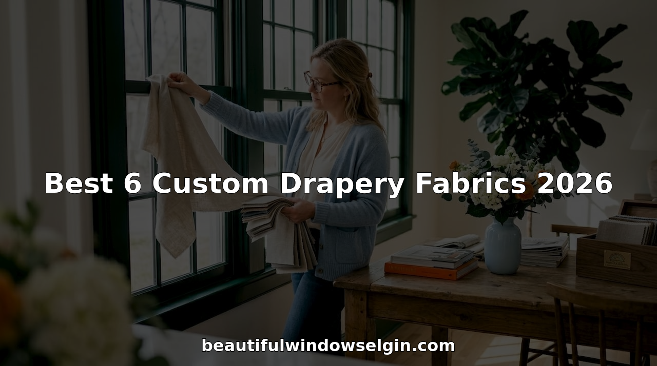 Best 6 Custom Drapery Fabrics 2026