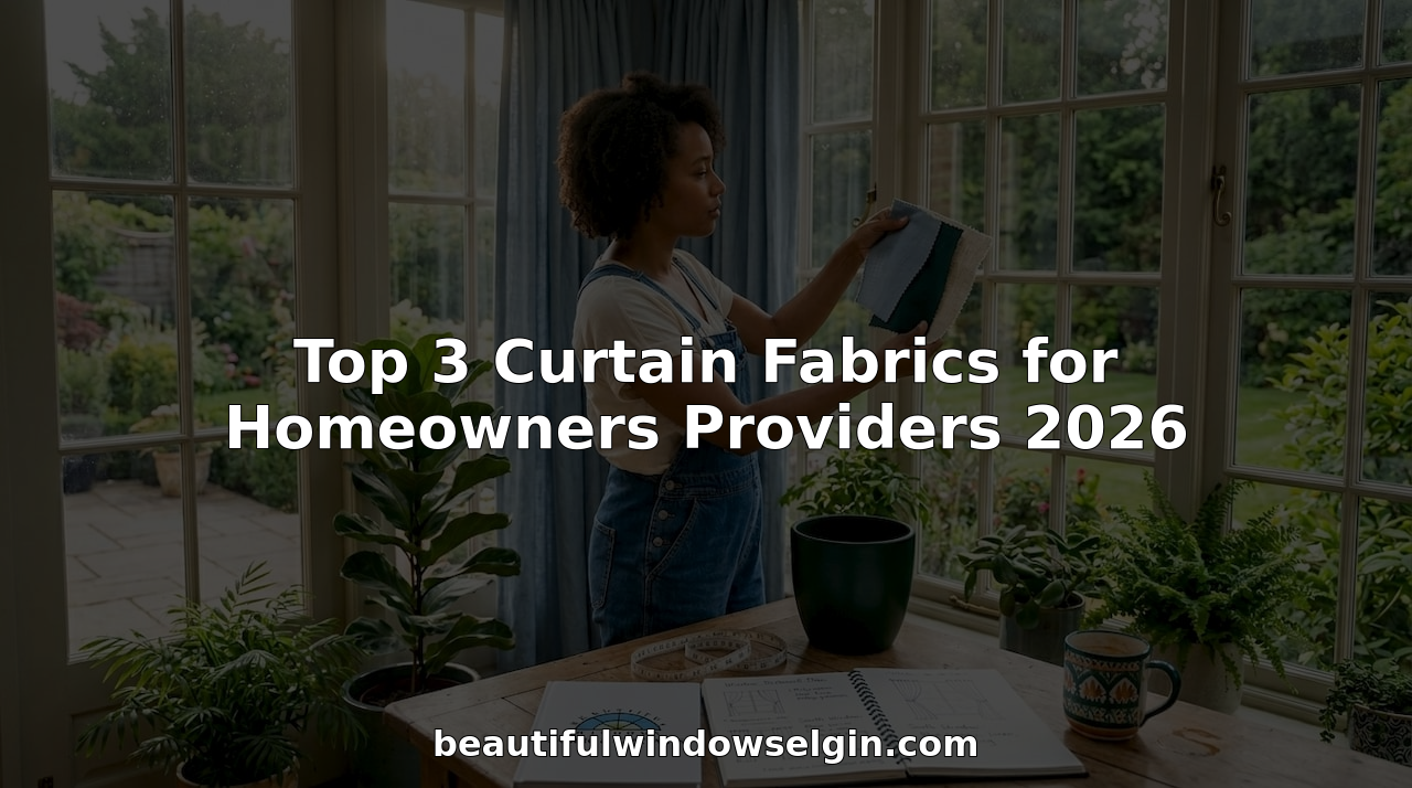 Top 3 Curtain Fabrics for Homeowners Providers 2026