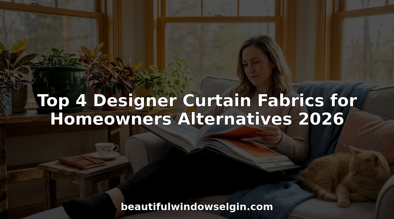 Top 4 Designer Curtain Fabrics for Homeowners Alternatives 2026