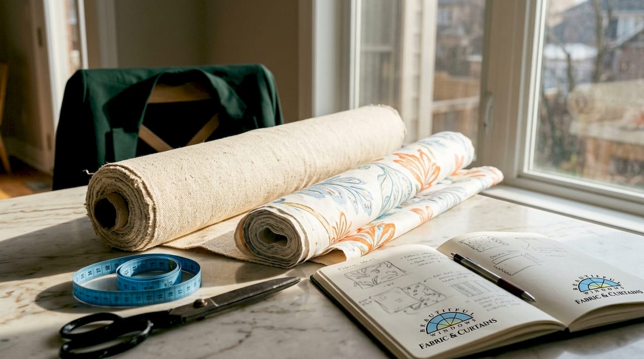 Comparison of utility fabric and decorative fabric textures