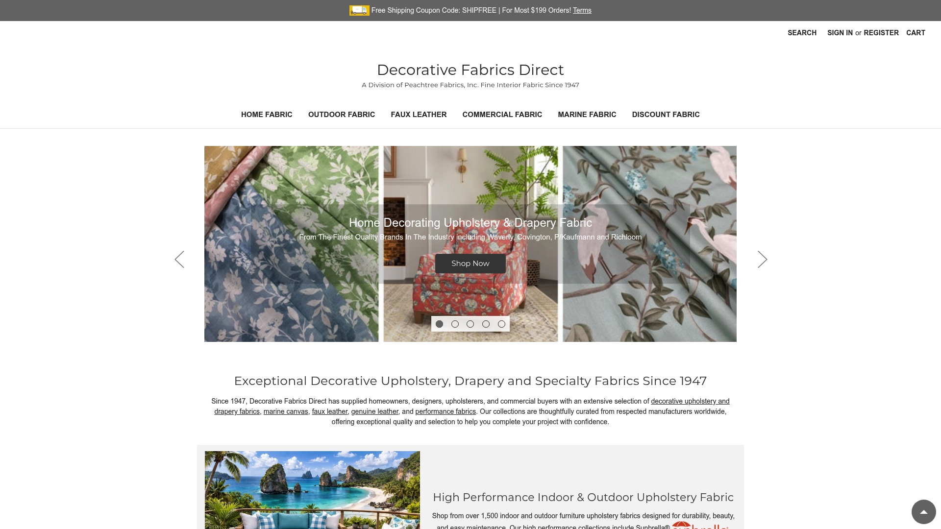 https://decorativefabricsdirect.com