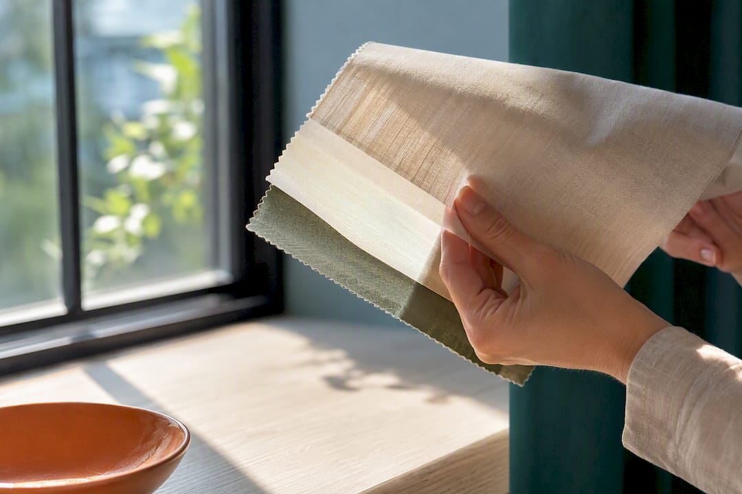 Homeowners, Test a 12 in. Sample to Choose Interlining for Silk Drapes