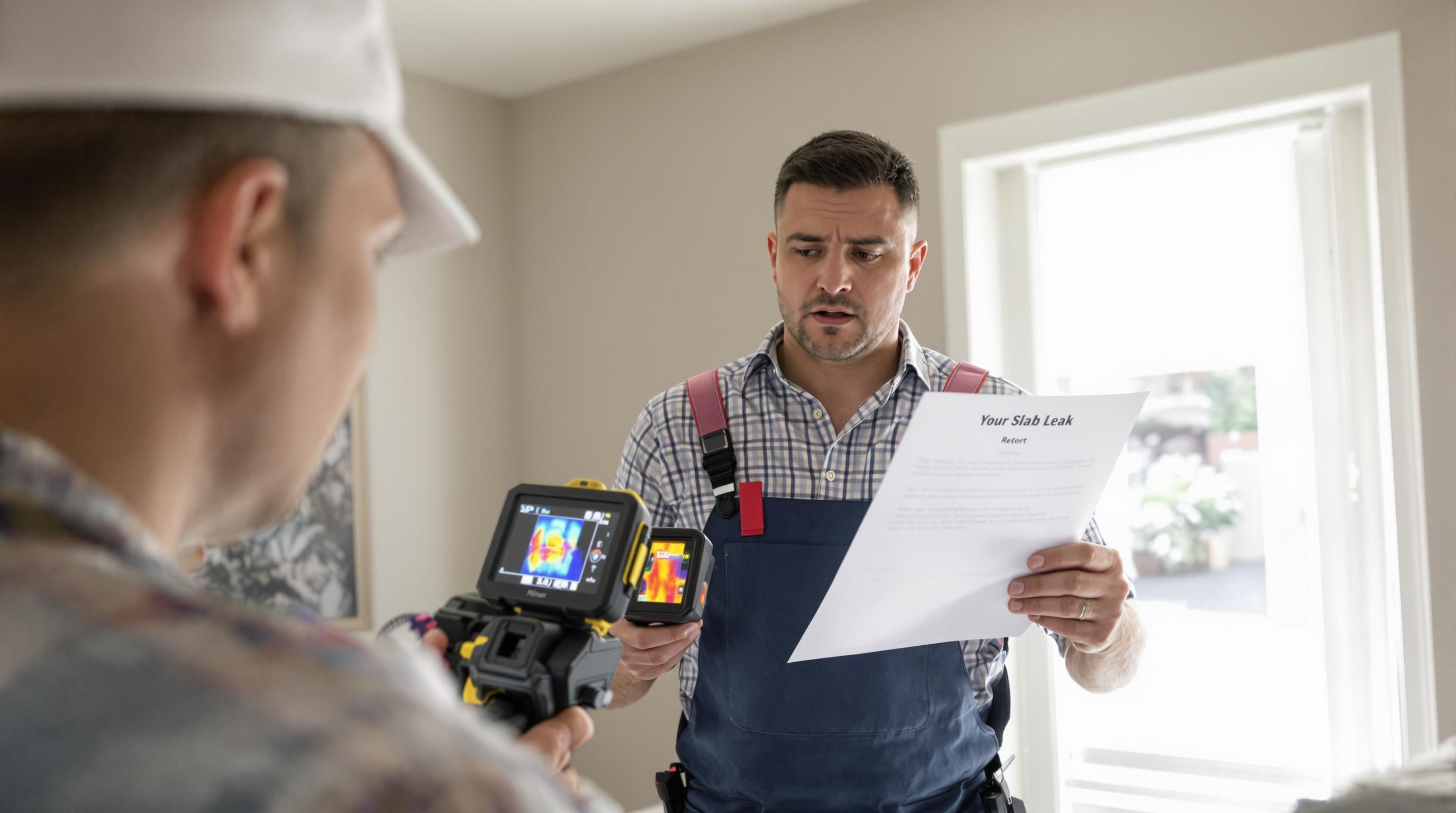 slab leak inspection