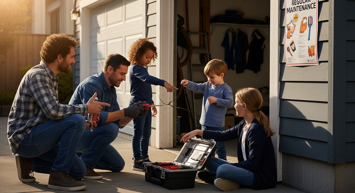 garage door maintenance family