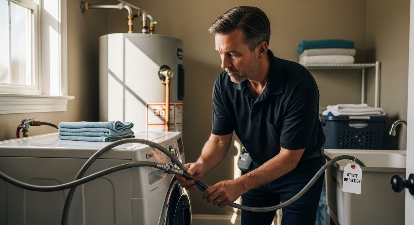 laundry plumbing inspection