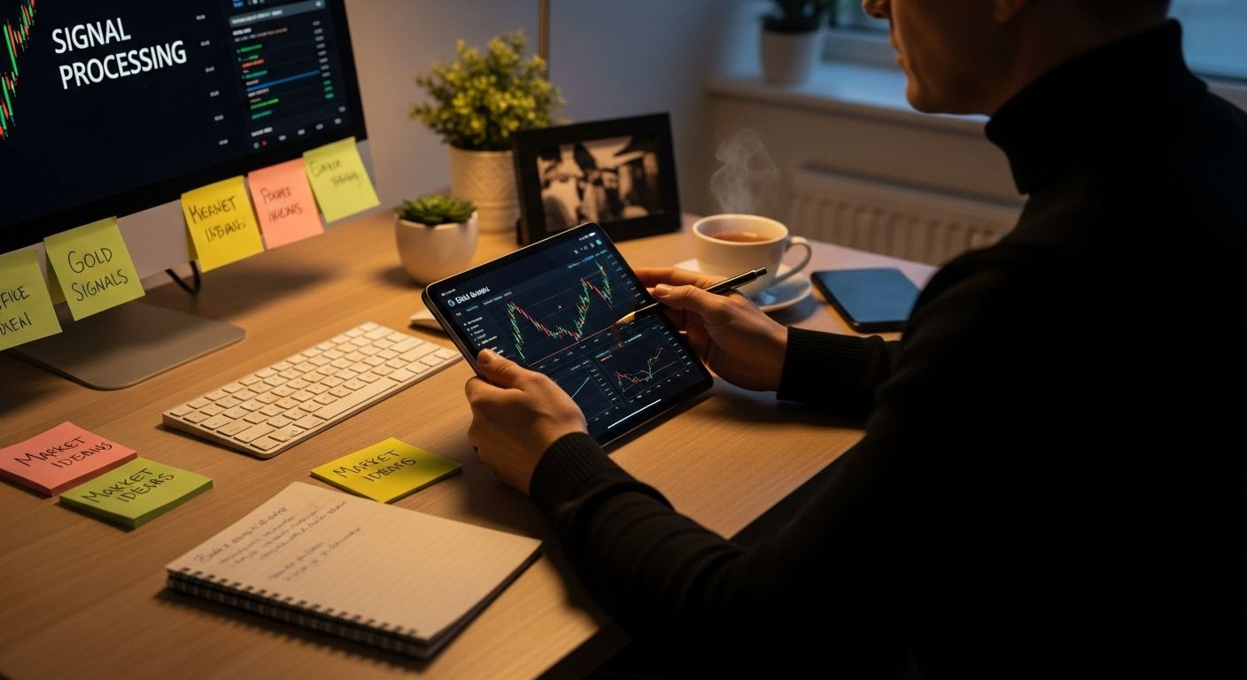 signal processing gold trading