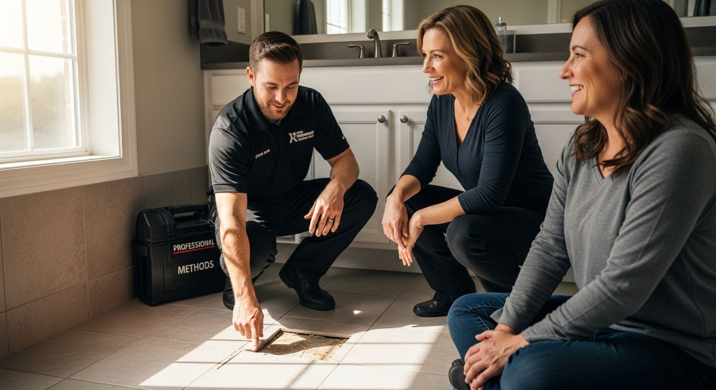 professional slab leak fixing