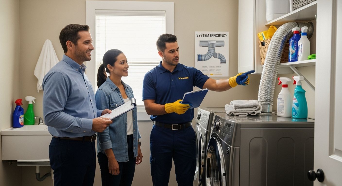 dryer vent maintenance Texas landlord