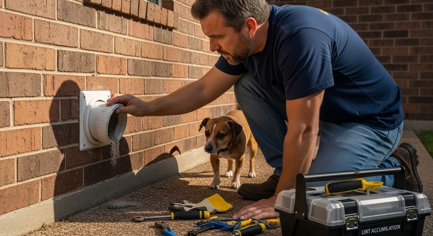 exterior dryer vent inspection