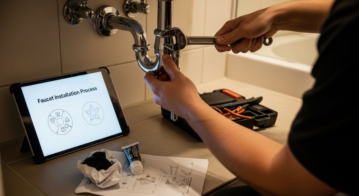 faucet installation process