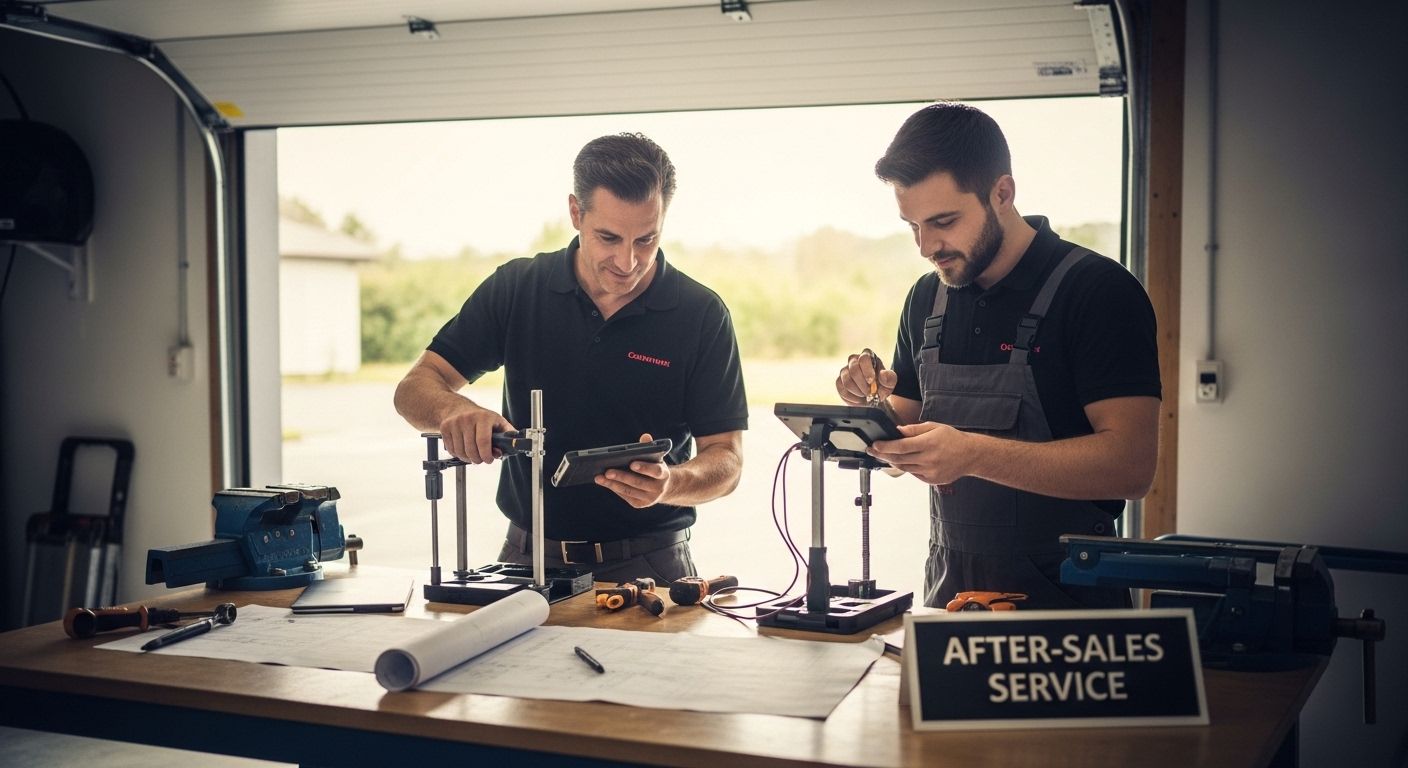 garage door installation team