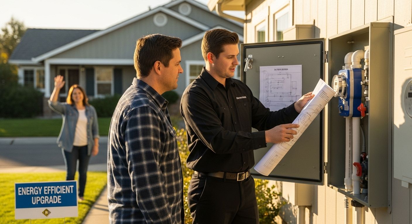 plumbing technician home upgrade