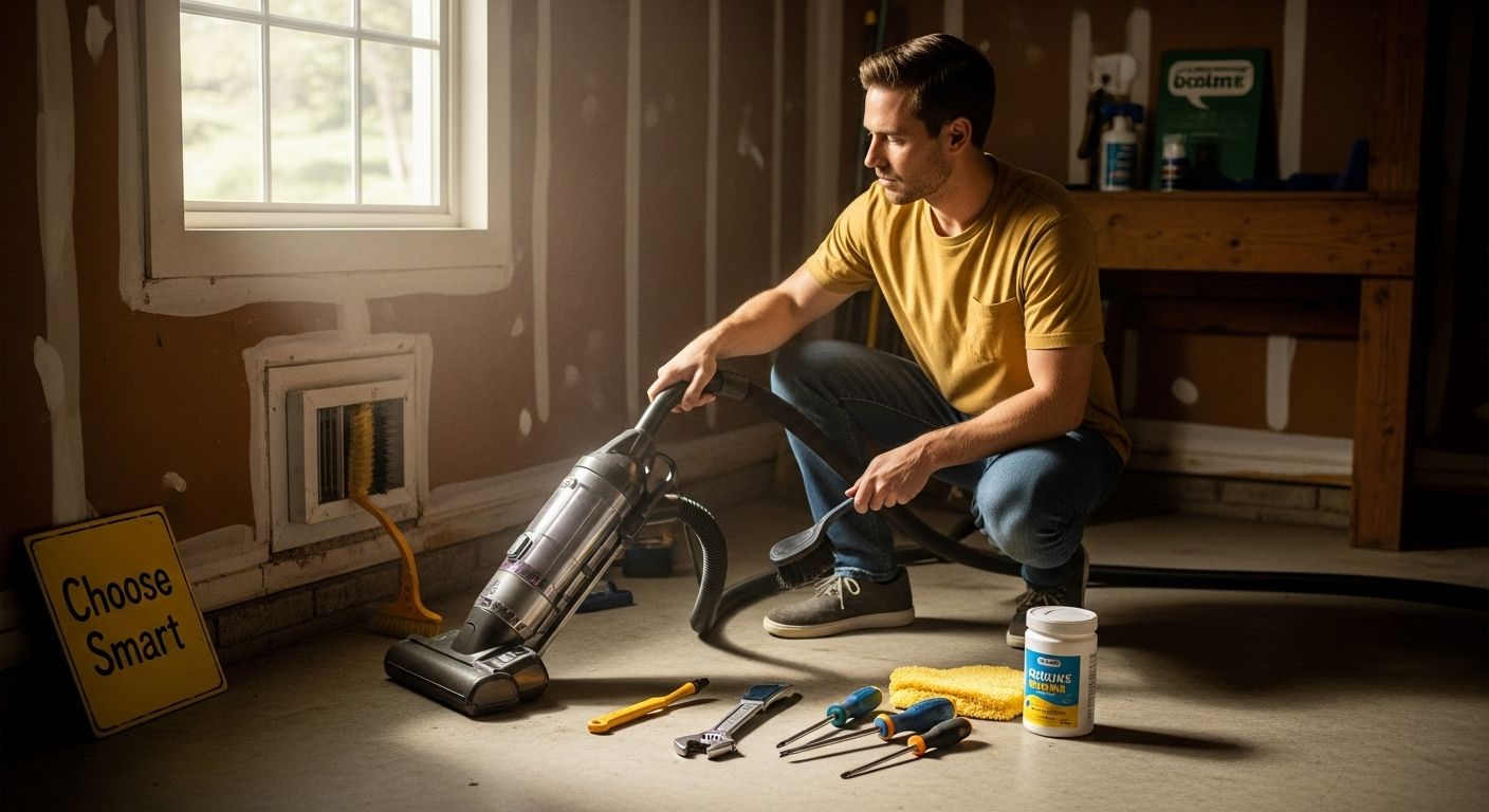 DIY vent cleaning home
