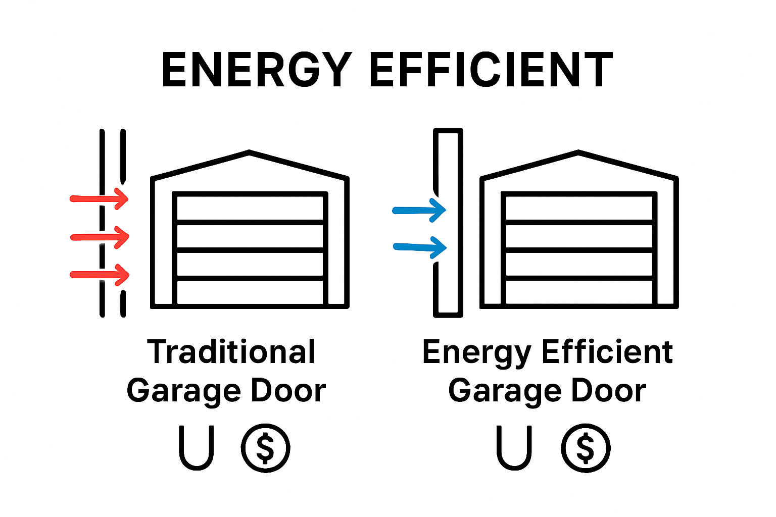 How the Right Garage Door Can Reduce Your Monthly Energy Bills