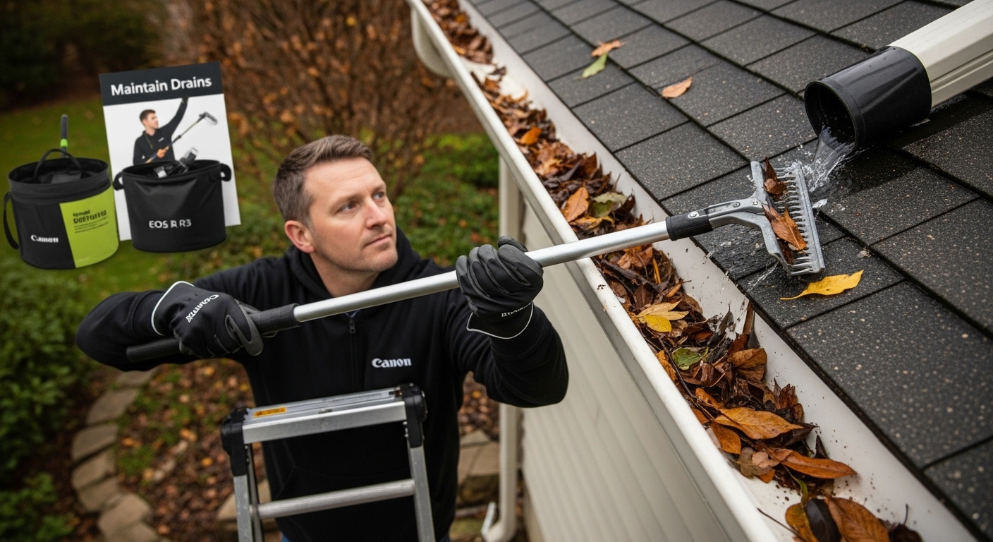 gutter cleaning drains
