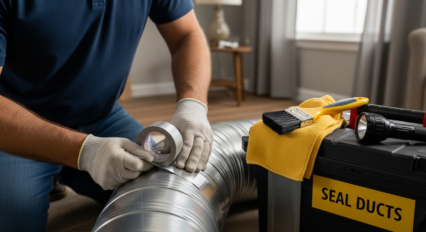 seal HVAC ducts