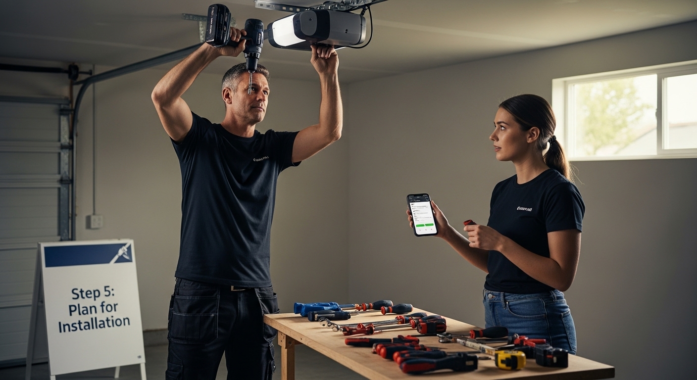 garage opener installation how-to
