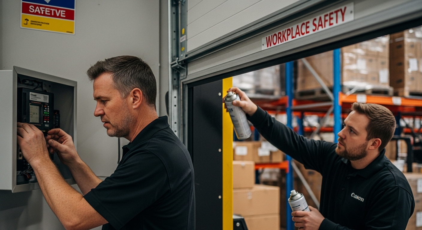 commercial garage door workplace safety