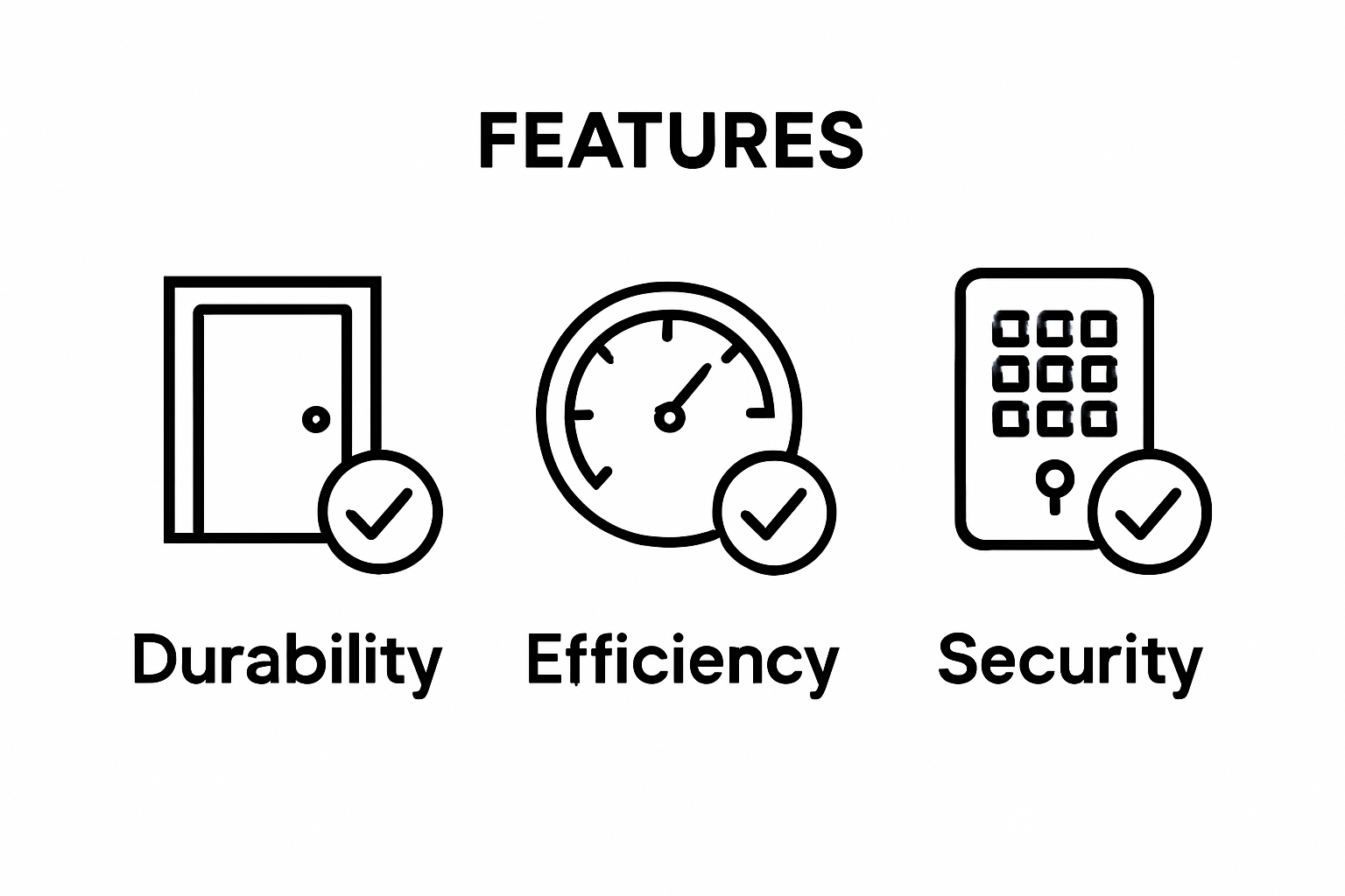 Three essential features of commercial garage doors: durability, efficiency, security