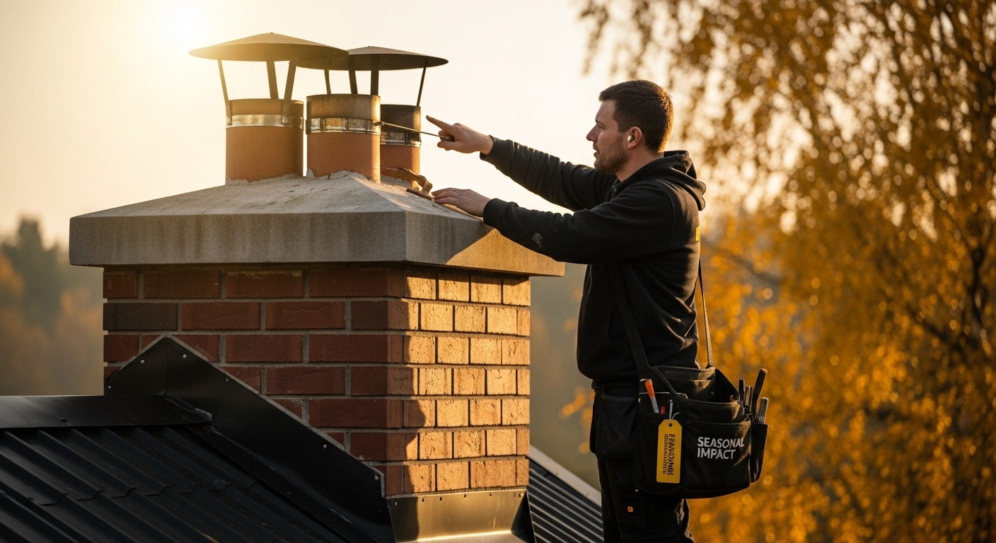 chimney inspection autumn