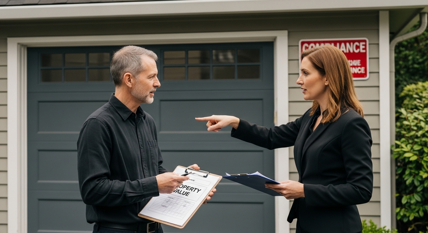 garage door compliance value