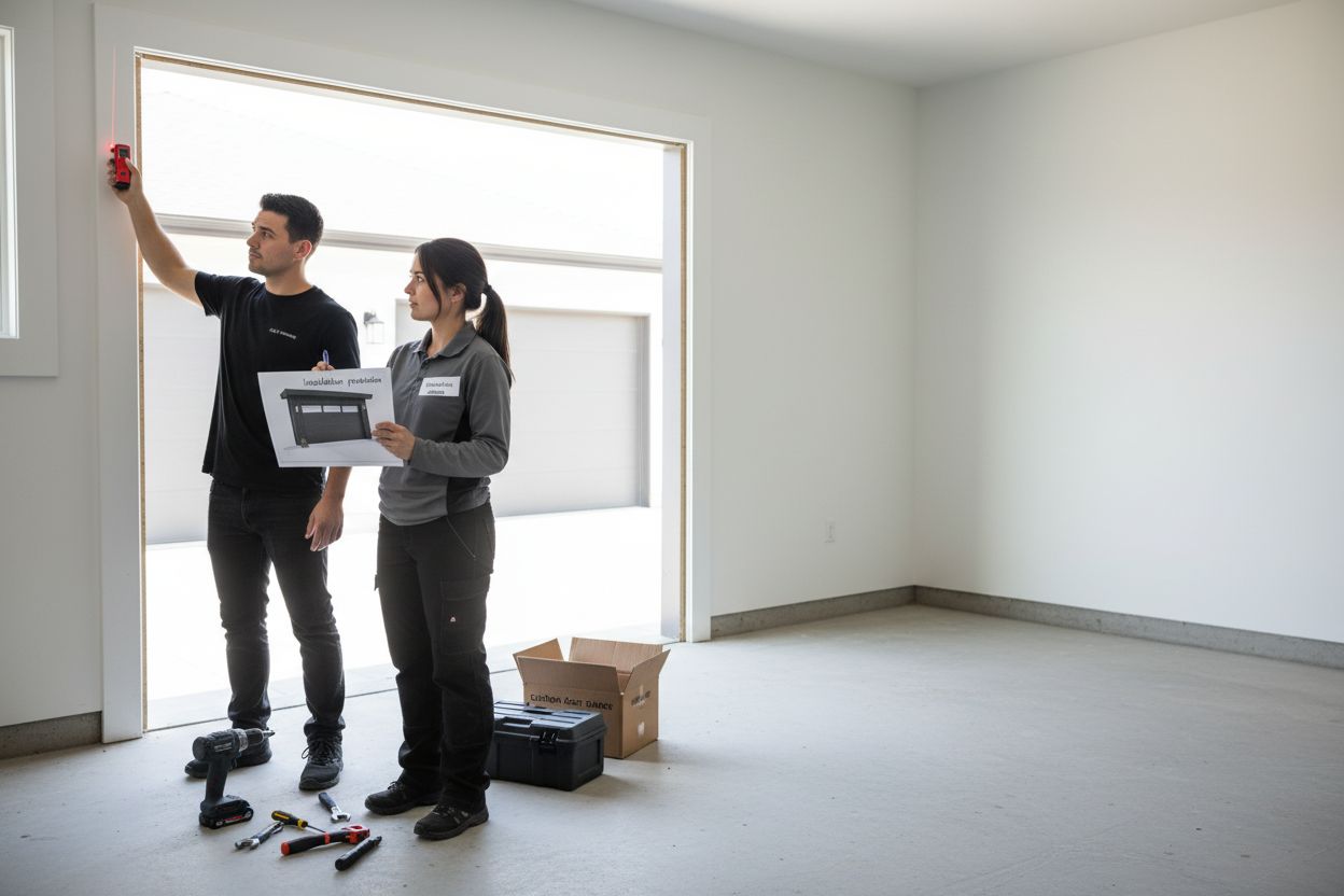 garage door installation process