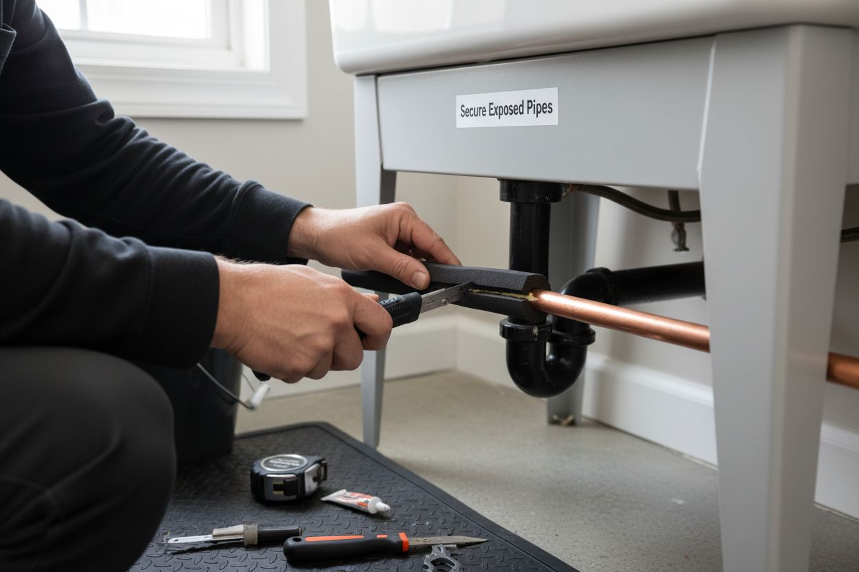 foam pipe cover childproofing